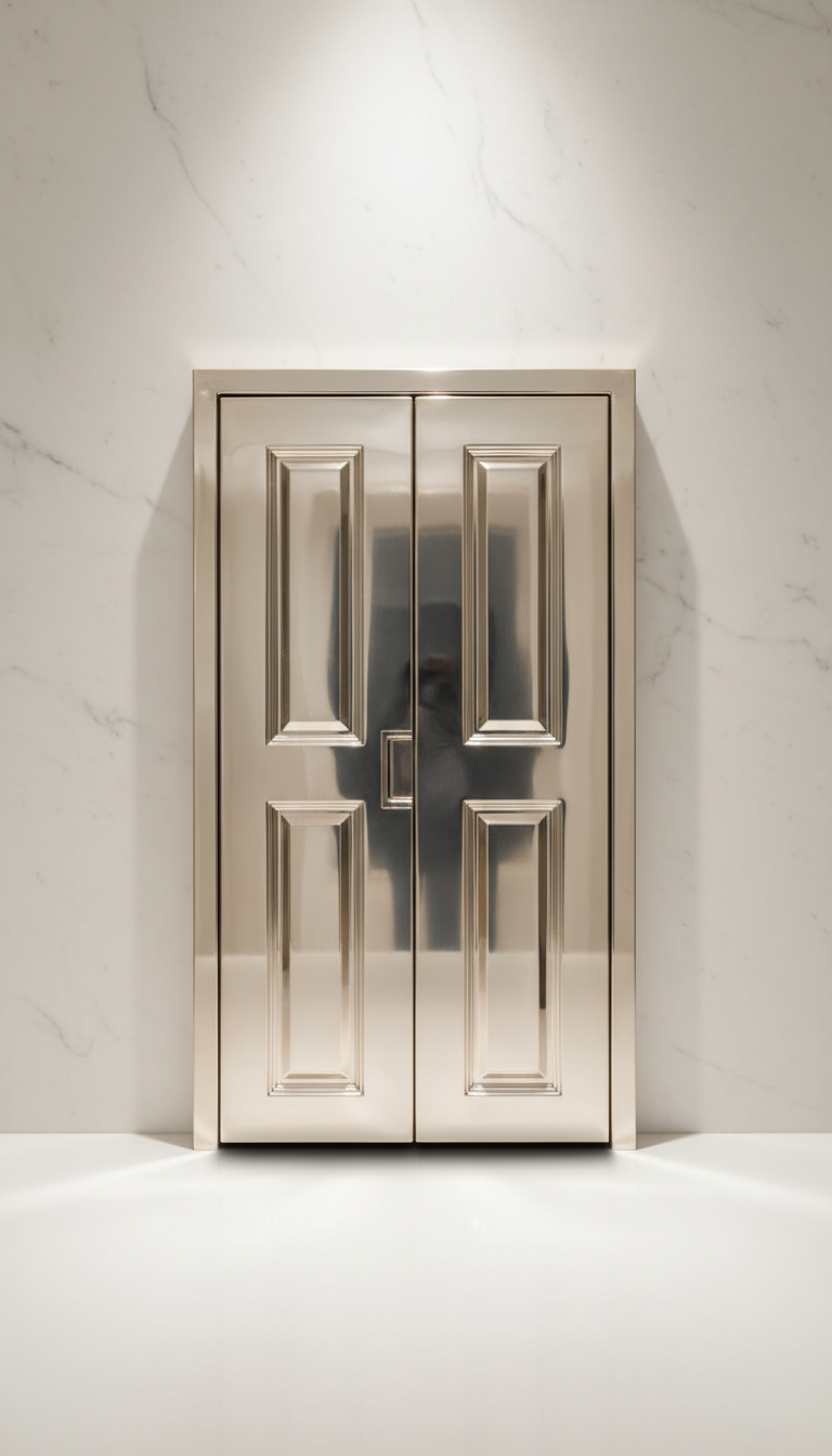 Brushed Brass Minimal Pulls
